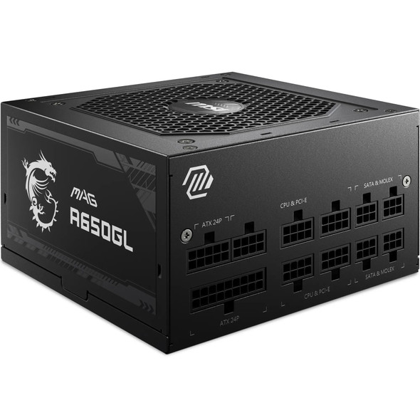 MSI MAG A650GL 650W 80+ Gold Fully Modular ATX Power Supply