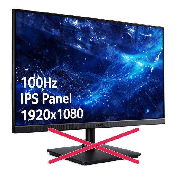 Acer Vero V277E 27" Full HD IPS 100Hz Monitor for PC Desktop Work Office