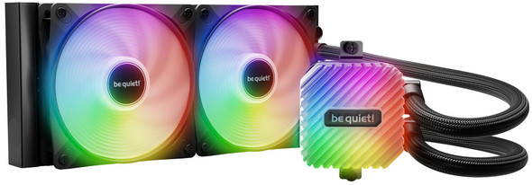 be quiet! Light Loop 240mm ARGB AIO Liquid CPU Cooler 2x 120mm PWM Fans Black