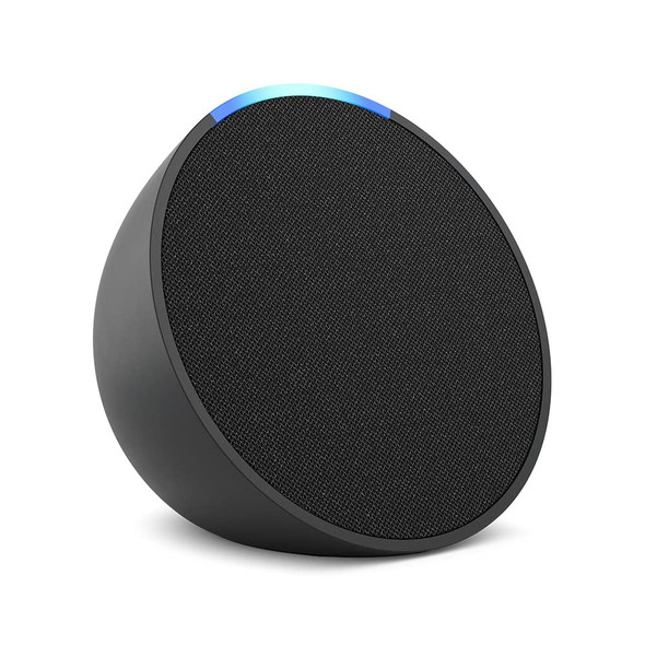 Amazon Echo Pop 1st Gen Smart Speaker with Alexa Bluetooth Wi-Fi Charcoal