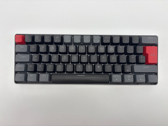 NOS C-450 Mini Pro RGB Mechanical Gaming Keyboard Compact UK QWERTY Black