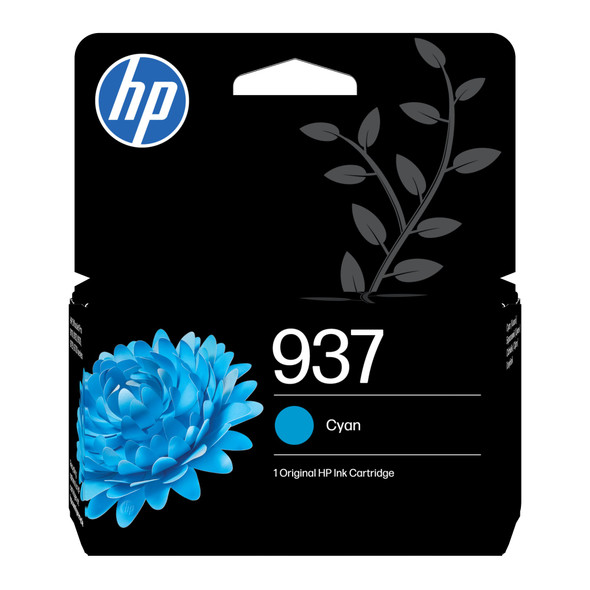 HP 937 Cyan Original Ink Cartridge for OfficeJet Pro 9110 9120 9130 9720 9730