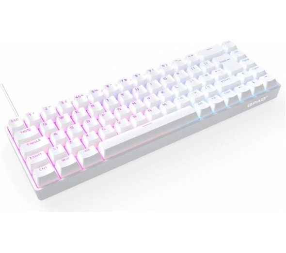 QPAD Flux 65 Model 5 Magnetic Gaming Keyboard White UK Layout  – image 2