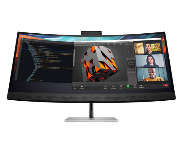 HP Series 7 Pro 39.7" 5K2K Curved Ultrawide Conferencing Monitor 4K Webcam