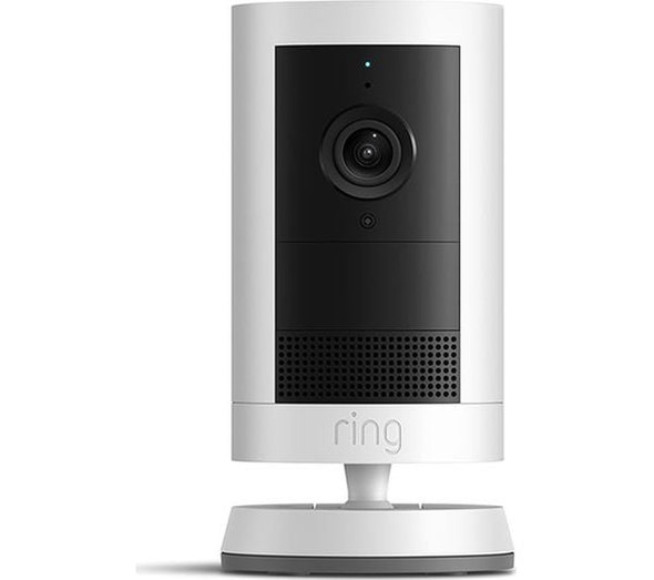 Ring Outdoor Camera Plus Battery 2K Smart Home Security CCTV Camera White