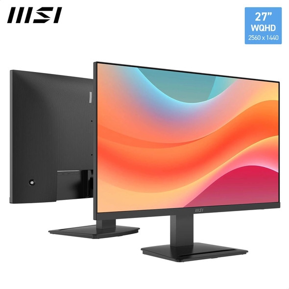 MSI PRO MP273Q E7 27" WQHD IPS Monitor 1440p 75Hz DisplayPort HDMI PC Screen