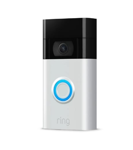 Ring Video Doorbell 2nd Gen 1080p HD Wireless Smart Security Cam Satin Nickel