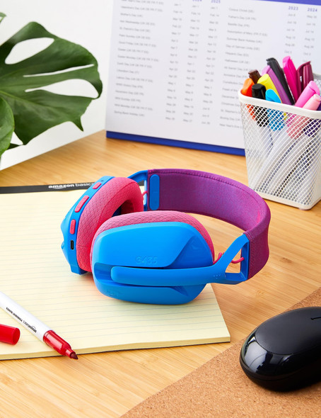 Logitech G435 LIGHTSPEED Wireless Bluetooth Gaming Headset Blue PC PS4 PS5 – image 2