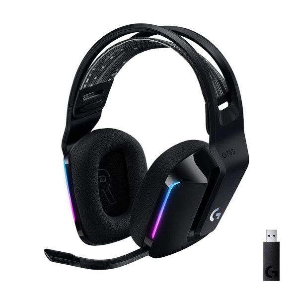Logitech G733 LIGHTSPEED Wireless RGB Gaming Headset 7.1 Surround PC PS5 PS4