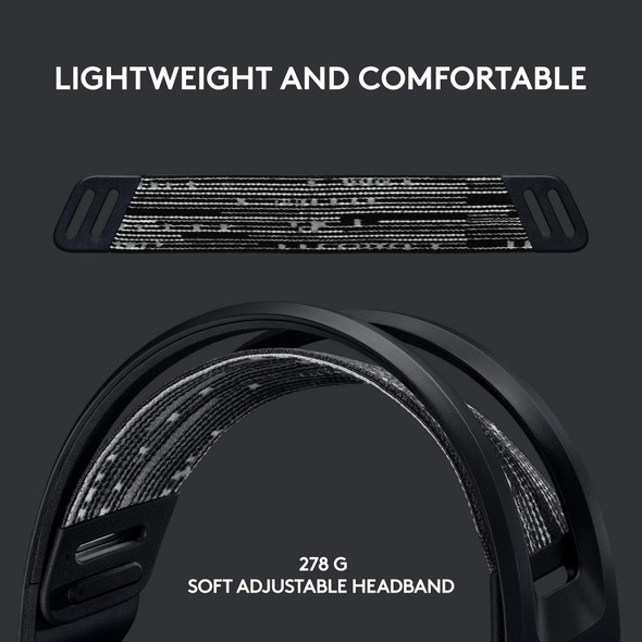 Logitech G733 LIGHTSPEED Wireless RGB Gaming Headset 7.1 Surround PC PS5 PS4 – image 2