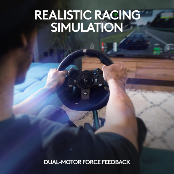 Logitech G920 Driving Force Racing Wheel & 3 Pedals for Xbox Series X|S One PC