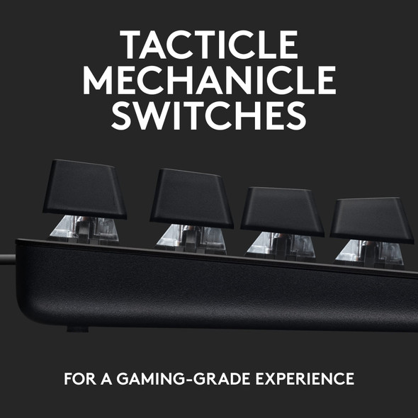 Logitech G413 TKL SE Mechanical Gaming Keyboard Tactile Switches UK Layout PC