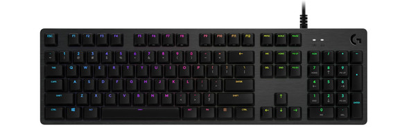 Logitech G512 Carbon RGB Mechanical Gaming Keyboard GX Brown Tactile UK Layout