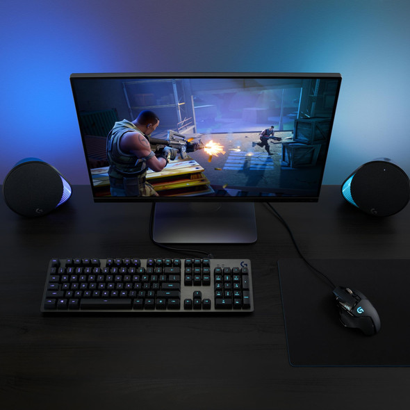 Logitech G512 Carbon RGB Mechanical Gaming Keyboard GX Brown Tactile UK Layout