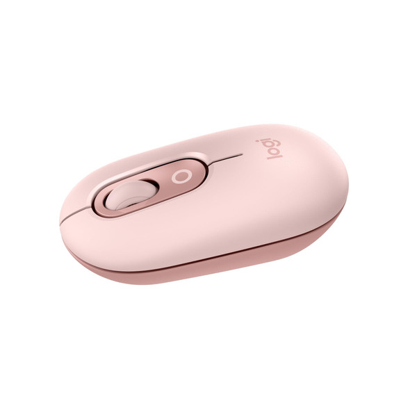 Logitech POP Mouse Wireless Bluetooth Optical 4000 DPI Silent Emoji Rose Pink
