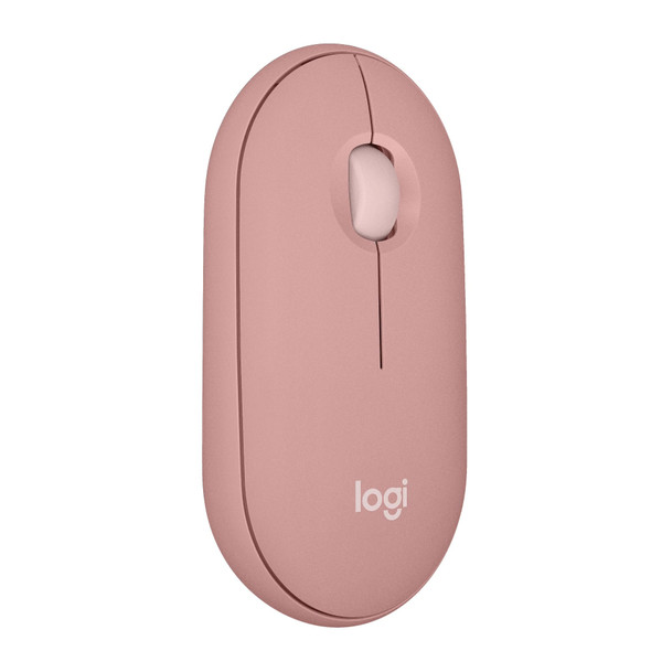 Logitech Pebble 2 M350s Wireless Bluetooth Slim Optical Mouse - Tonal Rose