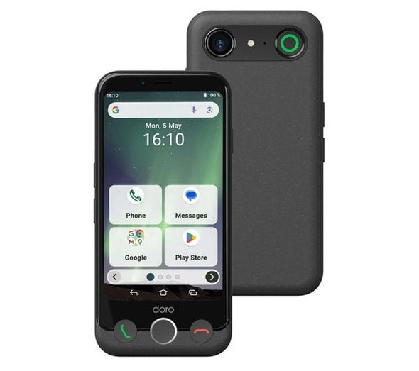 Doro Aurora A10 8885 4G Smartphone 64GB Dual SIM Graphite Senior Easy Phone