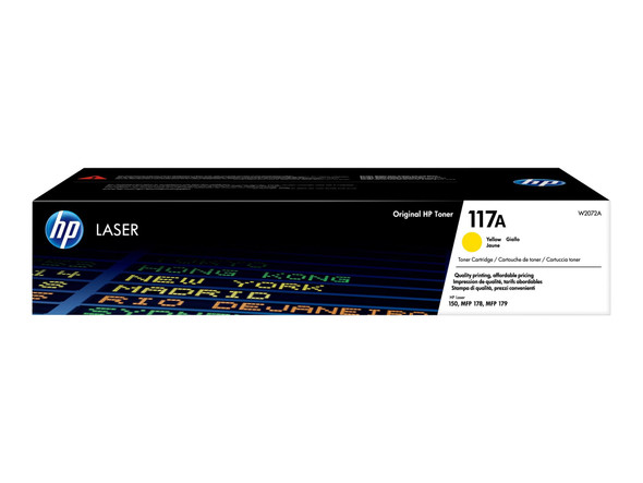 Genuine HP 117A Yellow Original Laser Toner Cartridge W2072A 