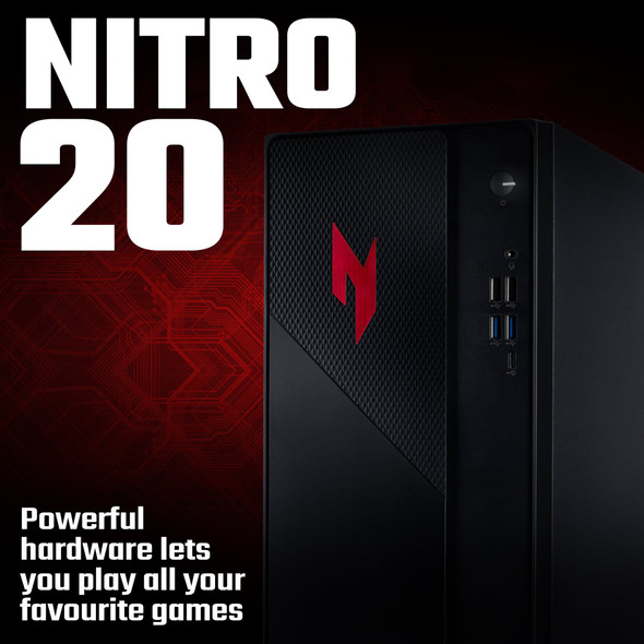 Acer Nitro N20 Gaming PC Intel Core 5 210H 16GB RAM 512GB SSD RTX 5050 Win 11
