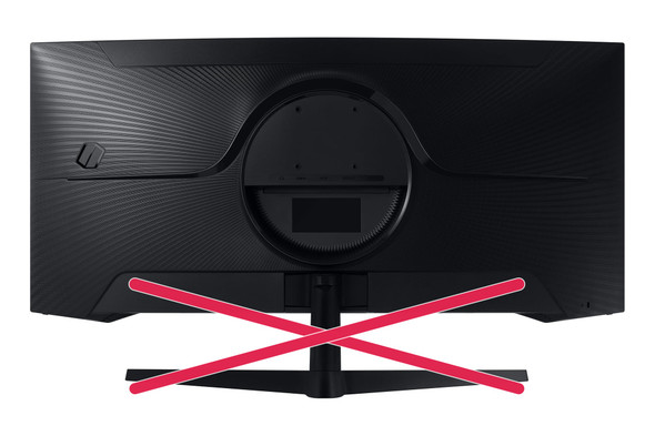 Samsung Odyssey G5 G55T 34" Curved Gaming Monitor UWQHD 3440x1440 165Hz NO STAND