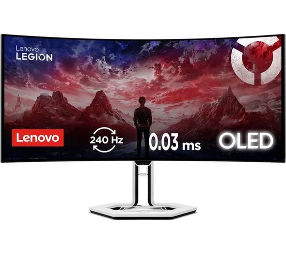 Lenovo Legion Pro 34" Curved OLED Gaming Monitor 240Hz 0.03ms WQHD HDR USB-C KVM
