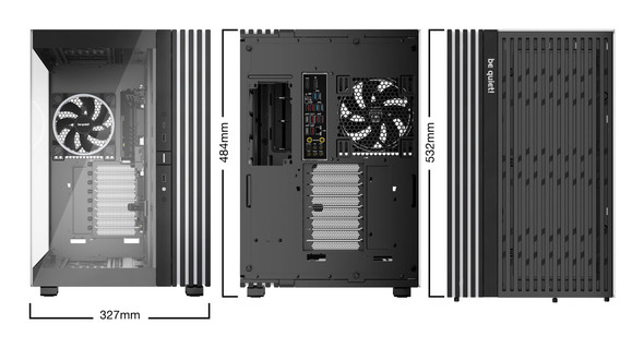 be quiet! Light Base 900 FX Full Tower Panoramic ARGB E-ATX Gaming PC Case Black