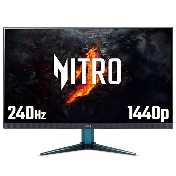 Acer Nitro 27" QHD 240Hz 0.5ms IPS Gaming Monitor 2560x1440 FreeSync HDR