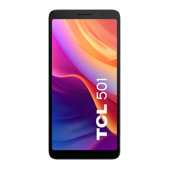 TCL 501 4G Unlocked Smartphone 6" Display 32GB Android 14 Go Dual SIM Blue