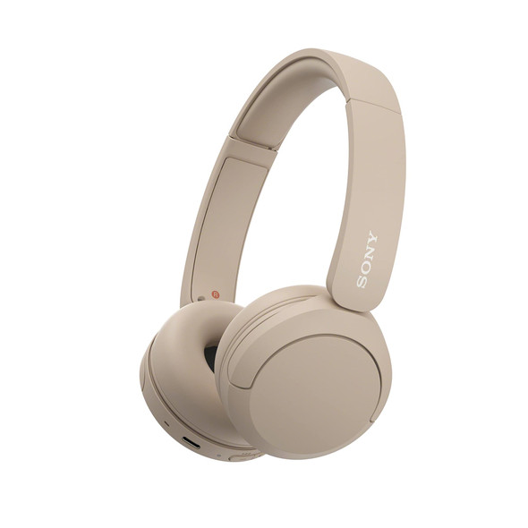 Sony Wireless Bluetooth Headphones On-Ear Headset Built-in Mic 50H Battery Beige