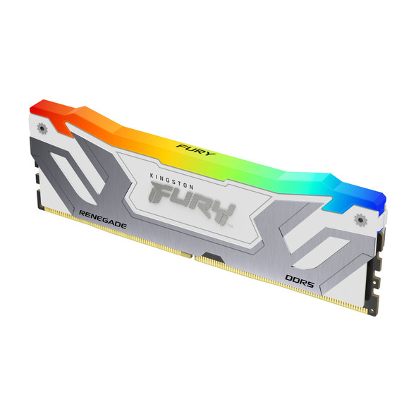 Kingston FURY Renegade RGB 24GB DDR5 8400MT/s CL40 CUDIMM White Gaming PC RAM