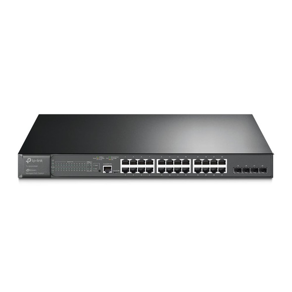 TP-Link JetStream TL-SG3428MP 28-Port Metal Gigabit L2+ Managed Switch with 24-Port PoE+ (384W) – image 2