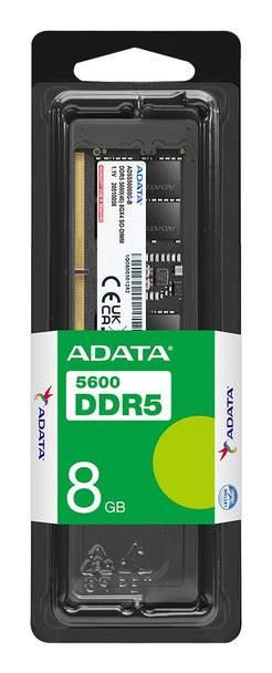ADATA (SDADA-AD5U560GS) 8GB (1x 8GB) DDR5 5600 U-DIMM Memory, 5600MHz, CL46, 1.1V, Limited Lifetime Warranty