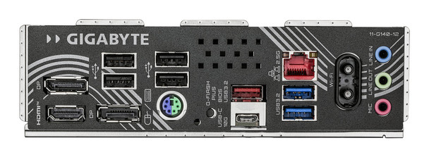 Gigabyte B850M Eagle WIFI6E AMD AM5 Socket Motherboard, Micro-ATX, 4x DDR5 Slots, 2x M.2 Sockets, Fitted I/O Shield, 2.5GbE LAN, Wi-Fi 6E, 2x DisplayPorts / 1x HDMI Port