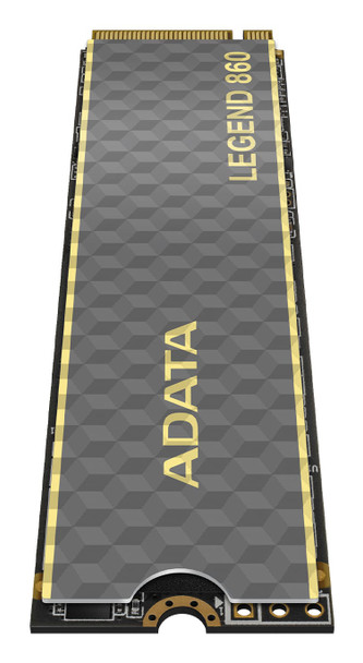 Adata Legend 860 (SLEG-860-1000GCS) 1TB NVMe SSD, PCIe Gen4, M.2 Interface, 2280, Read 5000 MB/s, Write 3000 MB/s, Heatsink 5 Year Warranty