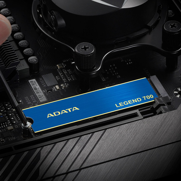Adata Legend 700 (ALEG-700-1TCS) 1TB NVMe SSD, M.2 Interface, PCIe Gen3, 2280, Read 2000MB/s, Write 1600MB/s, Heatsink, 3 Year Warranty