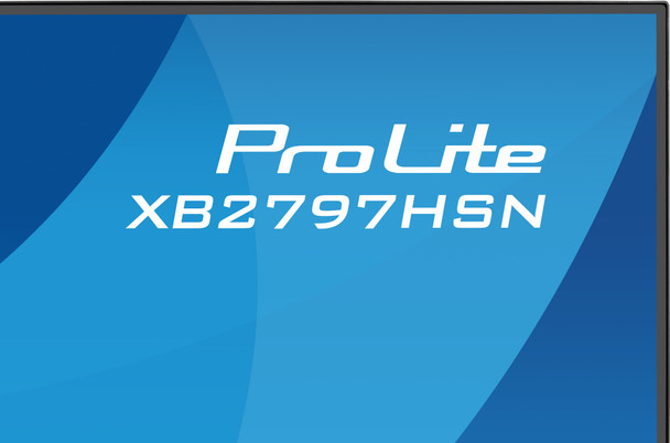 iiyama PROLITE XB2797HSN-B1 27 inch IPS Monitor, Full HD, 1ms, HDMI, DisplayPort, Freesync, 100Hz, Speakers, Black, Internal PSU