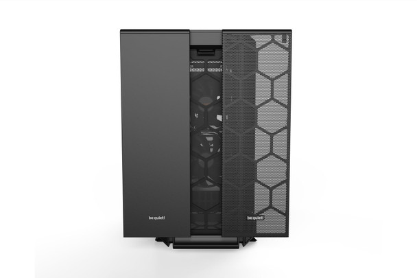be quiet! BG039 Silent Base 802 Mid Tower Gaming Case, 1 x USB Type-C / 1 x USB 3.2, Front and Side Sound-Dampening Mats, 3 x Pre-Installed Pure Wings 2 140mm Fans, E-ATX (30.5 x 27.5cm) / ATX / M-ATX / Mini-ITX Compatible
