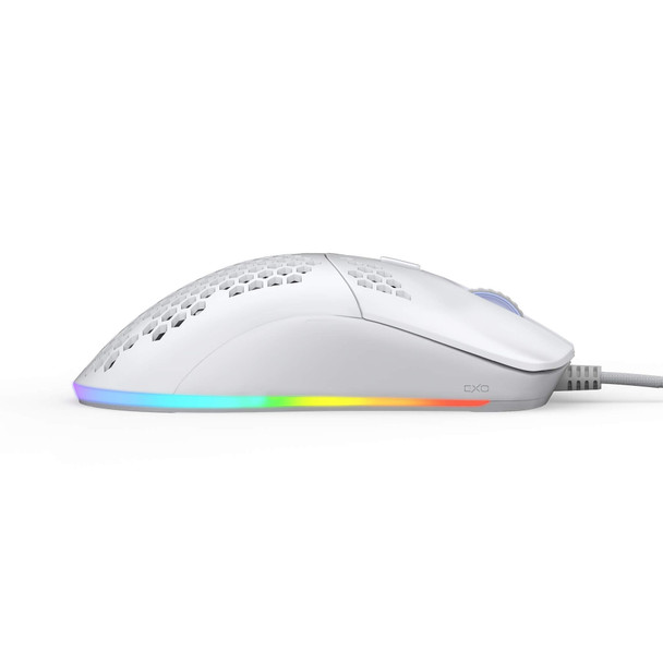 Tecware Exo Elite Lightweight 16000dpi RGB USB Gaming Mouse White – image 5
