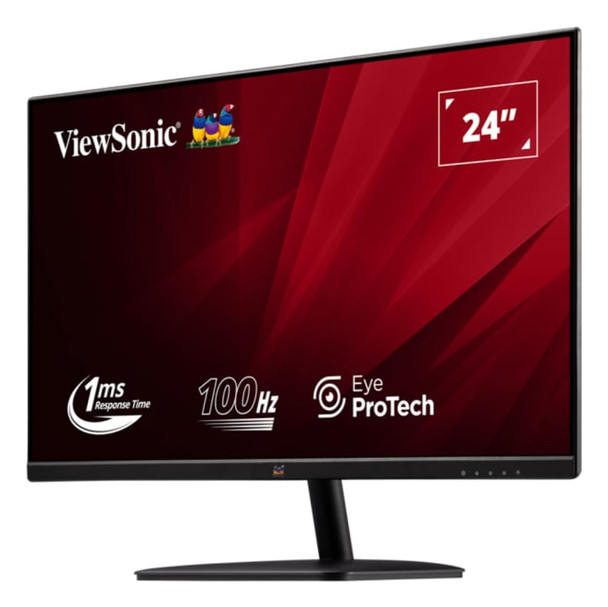 Viewsonic VA2432-H-2 24 Inch IPS Frameless Monitor, Full HD, LED, Widescreen, 100Hz, 1ms, VGA, HDMI, VESA