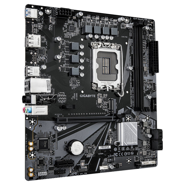 Gigabyte H610M D3W WIFI6 (Rev. 1.1) Intel 1700 Socket Motherboard, Micro-ATX, 2x DDR5 Slots, 1x M.2 Socket, GbE LAN, Wi-Fi 6, 1x DisplayPort / 1x HDMI Port