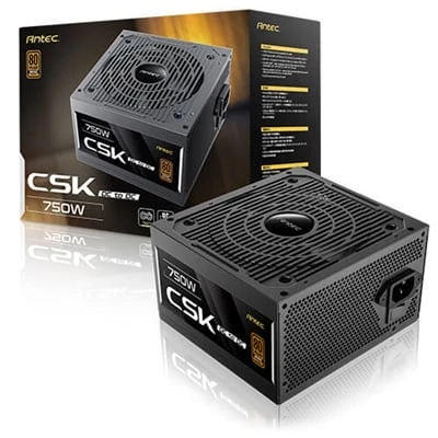 Antec CSK DC 750W PSU, 80+ Bronze, Fully Wired, Antec's 5-year warranty