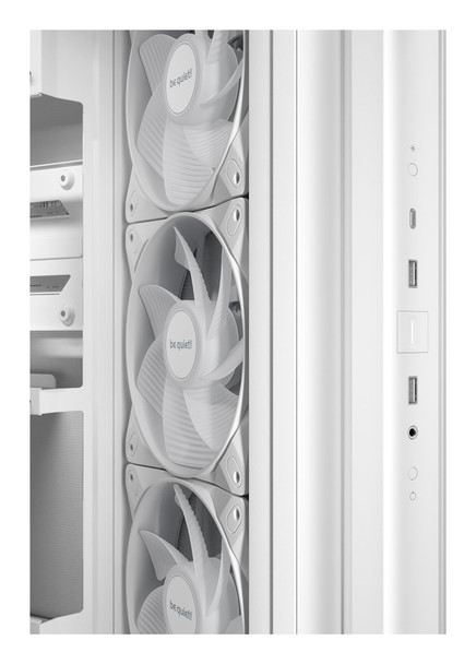 be quiet! BGW86 Light Base 500 LX Mid Tower Gaming Case, 1 x USB Type-C / 2 x USB 3.2, High Airflow ATX Case, 4x Pre-Installed ARGB Light Wings LX Fans, ATX / M-ATX / Mini-ITX Compatible