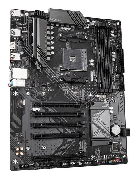 Gigabyte B550 EAGLE AMD AM4 Socket Motherboard, ATX, 4x DDR4 Slots, 2x M.2 Sockets, GbE LAN, 1x HDMI Port