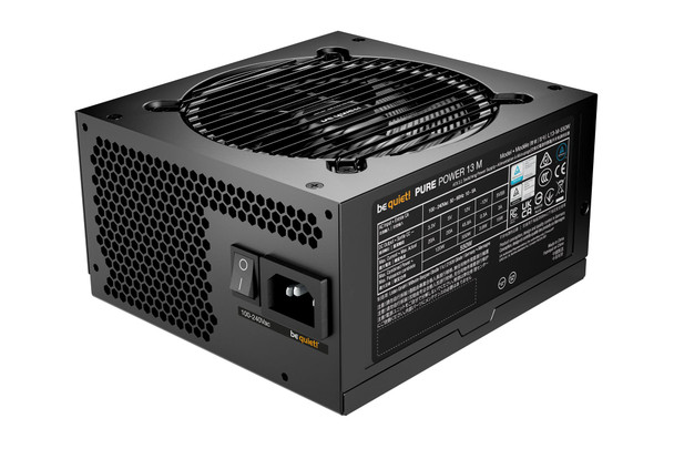 be quiet! Pure Power 13 M 550W is ATX 3.1 compliant and PCIe 5.1 compatible, 10-year manufacturer's warranty