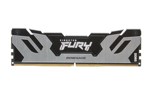 Kingston FURY Renegade KF564C32RSK2-32 32GB (2x 16GB) U-DIMM System Memory, 6400MHz, DDR5, CL32, Silver, Intel XMP