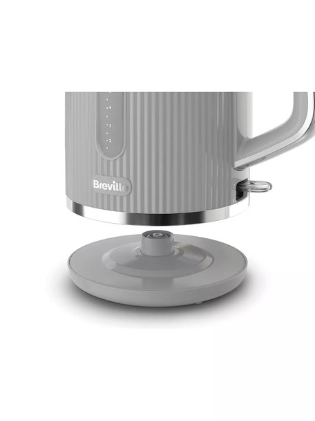Breville Bold Electric Kettle 1.7L Rapid Boil Cordless Textured Plastic Grey – image 2