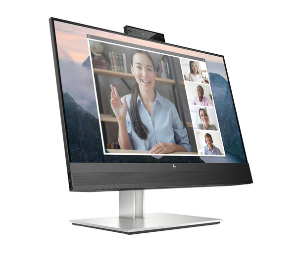 HP E24mv G4 23.8" Full HD IPS Conferencing Monitor Webcam Speakers HDMI DP VGA