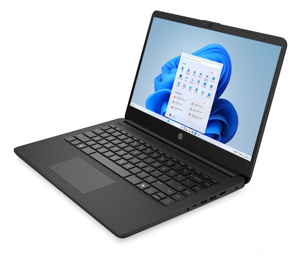 HP 14" Laptop Intel N150 4GB RAM 128GB UFS Wi-Fi 6 Windows 11 S Black