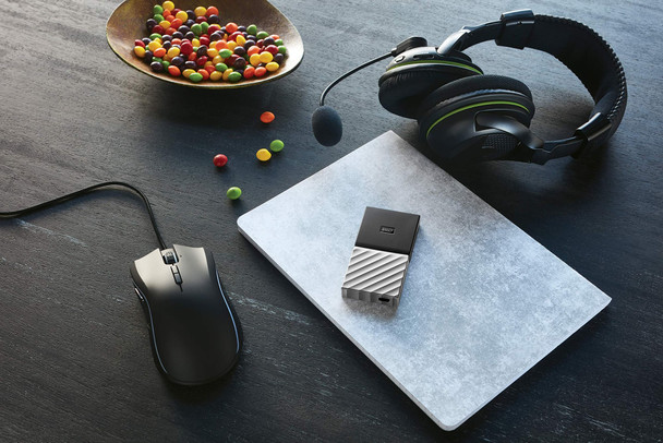 Western Digital WDBKVX0020PSL-WESN My Passport Portable SSD 2TB, Black/Silver
