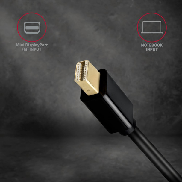 Axagon RVDM-HI14N Mini DisplayPort -> HDMI 1.4 adapter 4K/30Hz